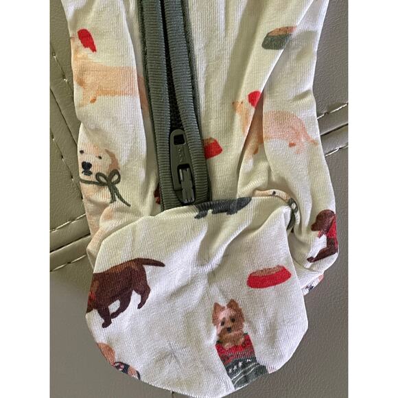 Tullabee Puppy Print Baby Sleeper Romper 0-3M - Picture 8 of 8